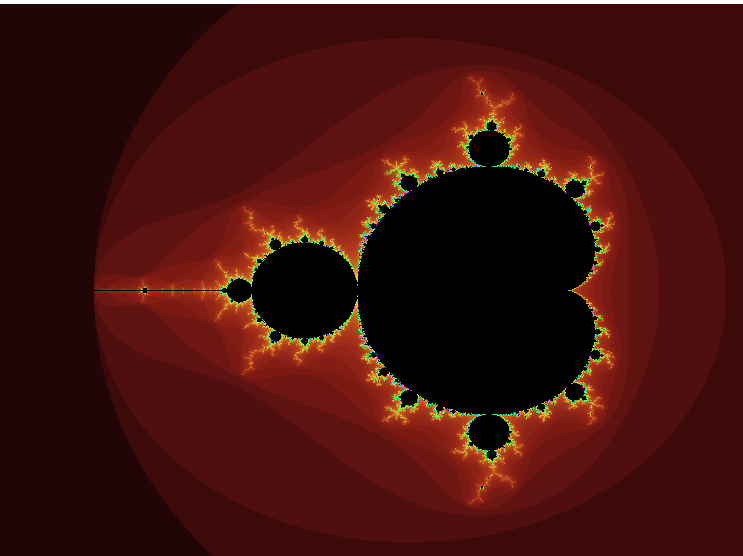 Computer-generated Mandelbrot fractal visualization